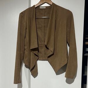 Brown Women's Draped Jacket